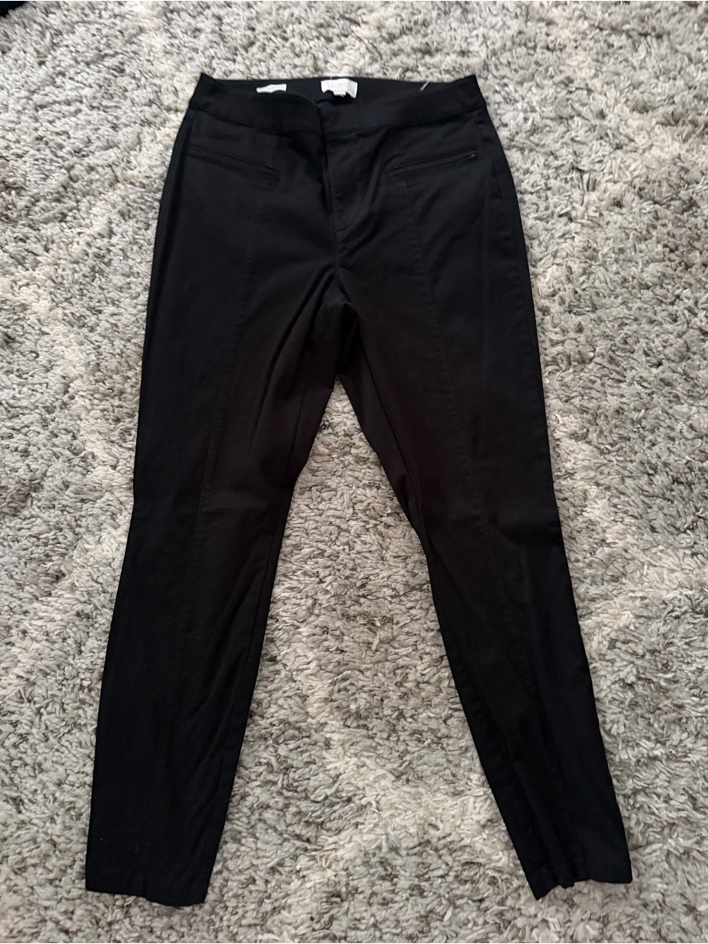 LOFT Black Curvy Skinny Pants